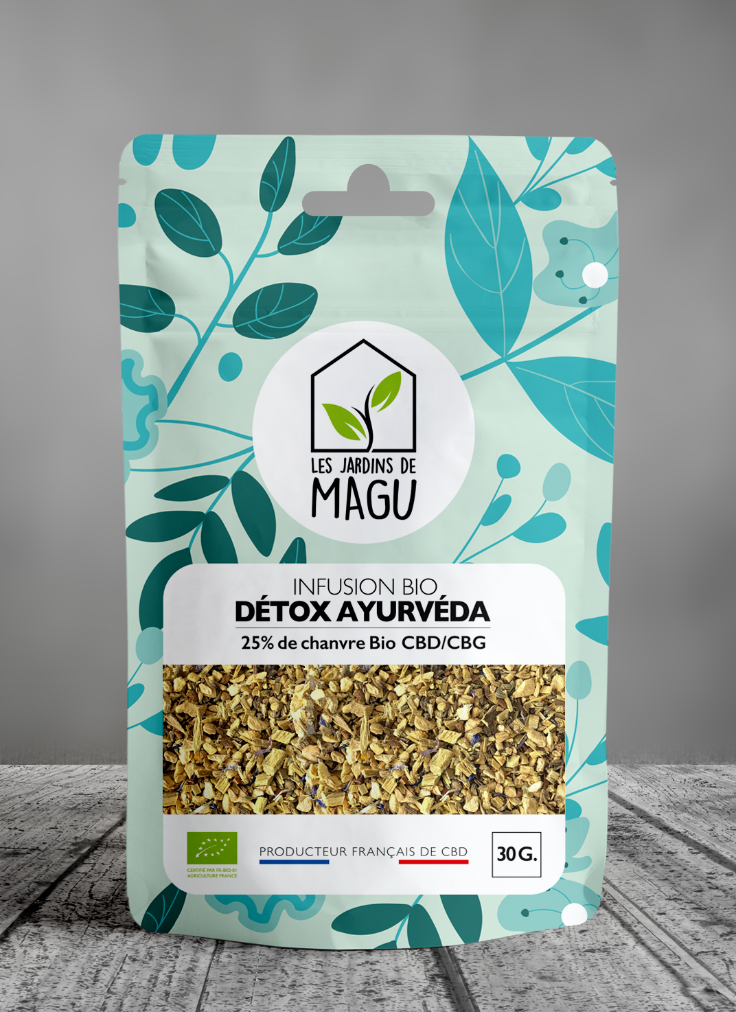 Infusion Détox Ayurvéda Vatawala Bio 30g - 25% de Chanvre Bio